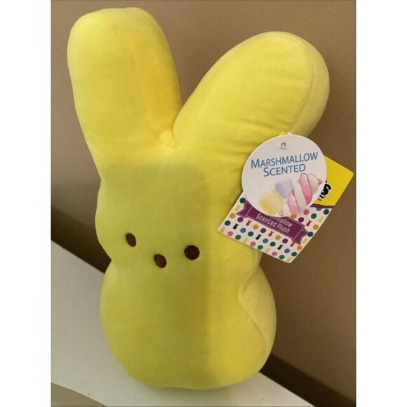 Peeps Yellow 9" Marshmallow-Scented Bunny - New With Tags. - Picture 3 of 5
